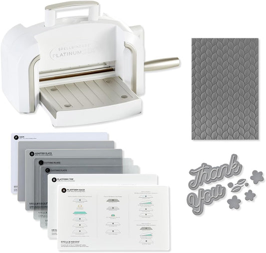 Spellbinders Platinum Die Cutting and Embossing Machine (6 Inch Platform + Universal Plate System)