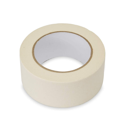 Lichamp Wide Masking Tape 2 inches, 1pc General Purpose Beige Masking Tape White Masking Paper, 1.95 inches x 55 Yards
