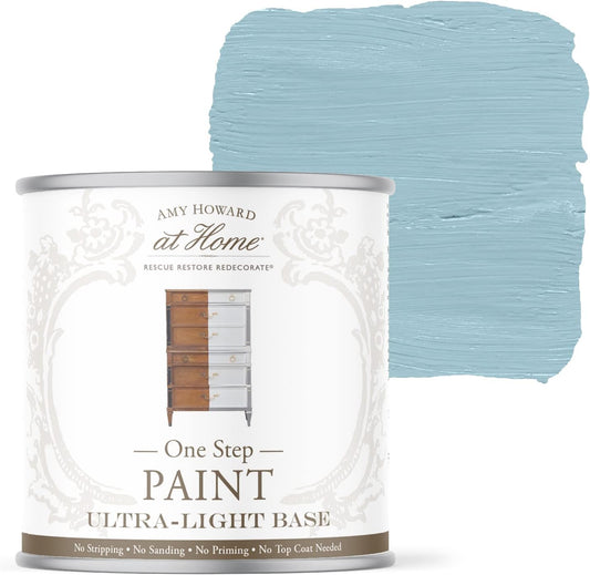 AMY HOWARD AT HOME Chalk-Based One Step Paint for Furniture, Cabinetry, Decor, Finish, and More | No Stripping, Sanding, or Priming | Ultra-Light Base | 16 Ounce | Credenza