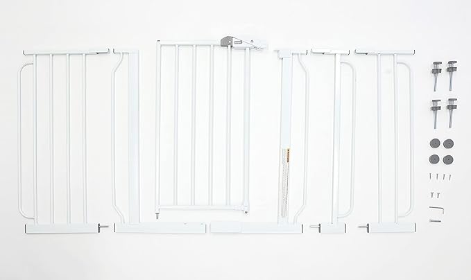 Regalo Safety 56-Inch Extra Wide Baby Gate for Doorways, Hallways & Bottom of Stairs, Pressure Mount Safety Gate for Babies, Toddlers & Pets, Tested & Safe, American Designed, Family Owned
