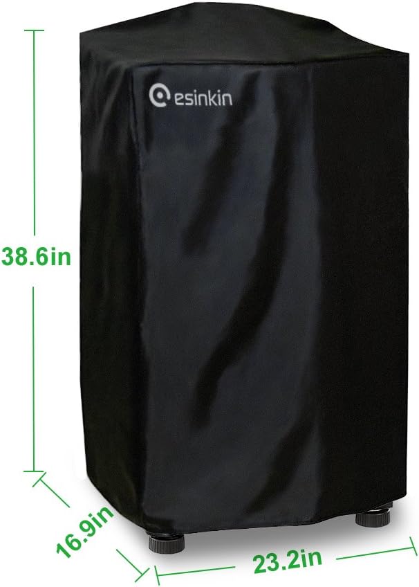 Esinkin 40-Inch Waterproof Electric Smoker Cover for Masterbuilt 40 Inch Electric Smoker, Durable and Conveninet, Black