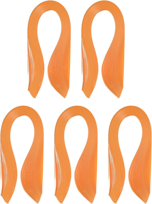 PATIKIL 600pcs Quilling Strips Paper 1/8"(3mm) 39cm Origami Paper Quilling Strip for Art DIY Hand Craft Christmas, Orange