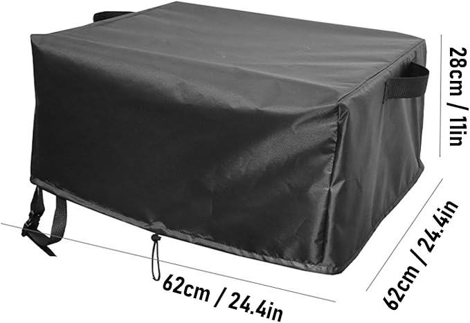 Yosoo Health Gear Gas Pizza Oven Cover, 420D Oxford Fabric with Water Proof Strip and Adjustable Buckle Straps, for 90347 Gas Pizza Oven, Windproof with Drawstring and Handles