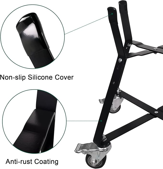 MinMax Big Green Egg Nest, Grill Stand for Big Green Egg Accessories, Rolling Nest with Heavy Duty Locking Caster Wheels Powder Coated Steel for BGE Smoker Kamado Joe Accessories