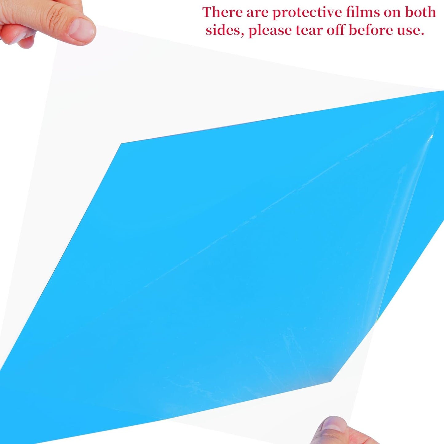 Lystaii 9pcs Lighting Gel Filter 11.8 x 11.8 Inches Gel Light Filter Color Correction Colored Overlays Transparent Color Filters Film Plastic Sheets for Film, Video, Photo, Stage Studio (Light Blue)