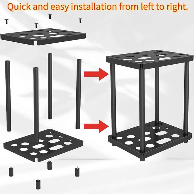 For suncast shed accessories garden tool organizer,16.5“ x 13” x 19.7",Garage Tool Tower Rack,Heavy Duty Garage Tool Storage,for Garden,Yard,Shed,Easy Assembly