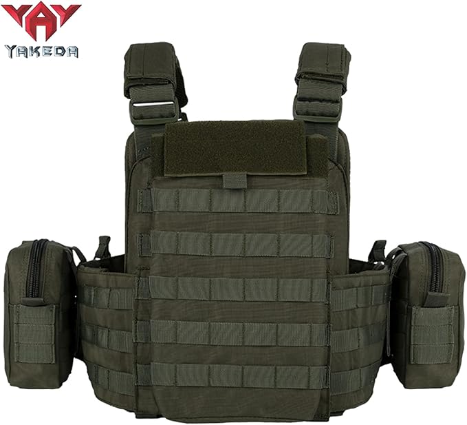 vAv YAKEDA Tactical Outdoor Vest Quick Release Adjustable Hunting Vest with PALS Molle System