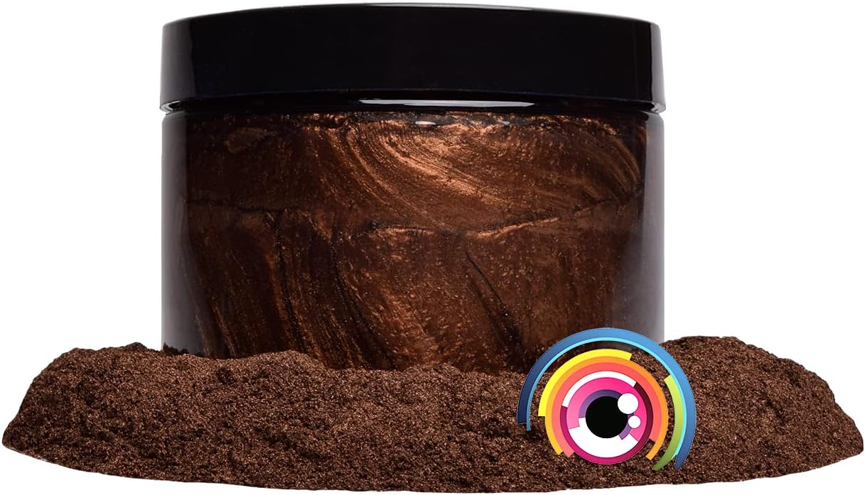 Eye Candy Mica Powder Pigment “Bokuto Brown” (50g) Multipurpose DIY Arts and Crafts Additive | Woodworking, Epoxy, Resin, Natural Bath Bombs, Paint, Soap, Nail Polish, Lip Balm (Bokuto Brown, 50G)