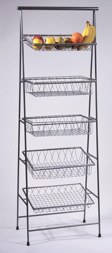 G.E.T. IR-903 Gray 18 Wire Pastry Basket, 2" Deep (fits IR-900, IR-902) Iron Powder Coated Wire Baskets Collection