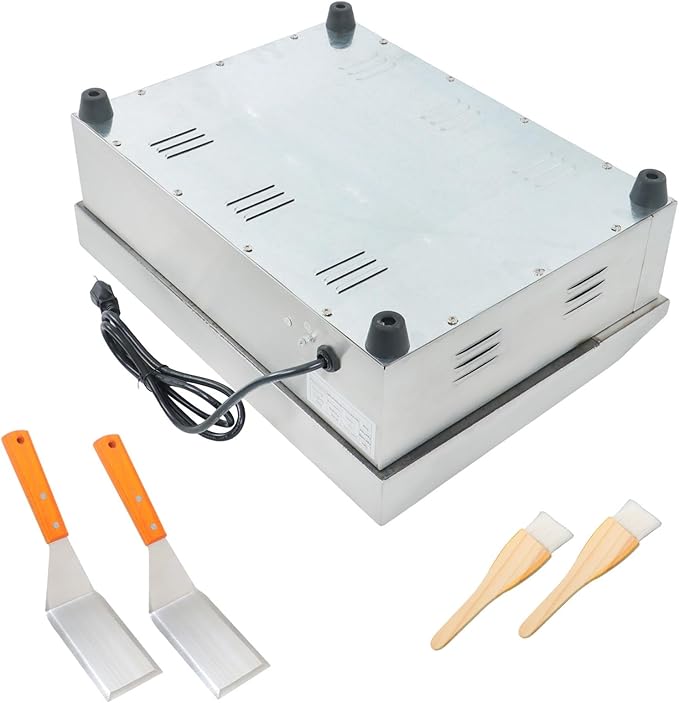 findmall 22 Inch Teppanyaki Grill 1600W Commercial Electric Griddle for Both Home and Commercial Environments