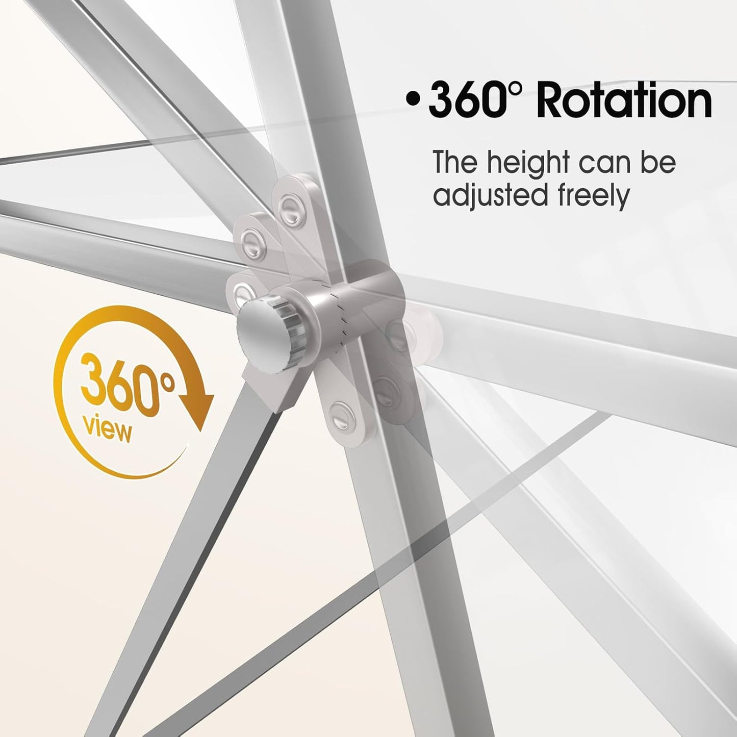 MaxGear Small White Board with Stand, 10" x 10" Double-Sided Magnetic Aluminium Frame Whiteboard, Mini Dry Erase Board for Drawing, Kitchen Grocery List, Memo