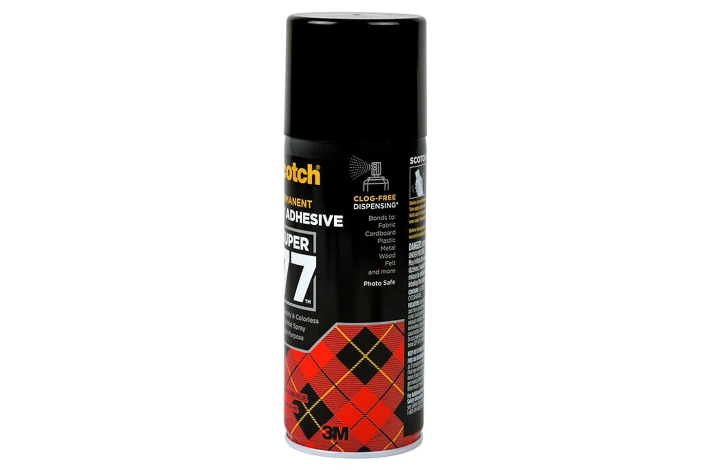 Scotch Super 77 Multipurpose Adhesive Spray, Bonds to Fabric, Cardboard, Plastic, Metal, Wood, Felt, and More, 10.7 Ounces (7716)