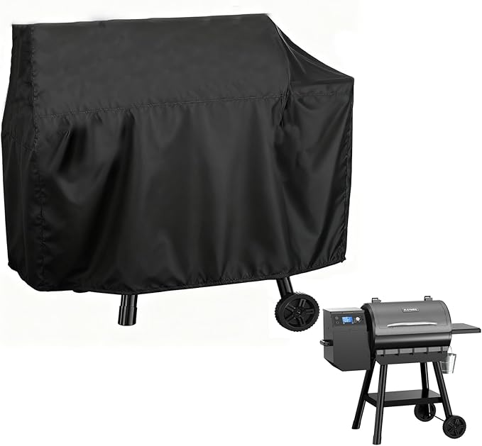 Grill Cover for BLATOMIC Wood Pellet Smoker Grill and Smoker, Waterproof Outdoor BBQ Grills Covers - 25" D x 45" W x 37" H