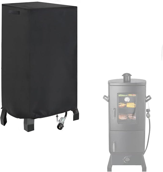 Smoker Cover Fit for PIQUEBAR Propane Smoker, Waterproof Grill BBQ Cover Vertical Smoker Covers-22 D x 20" W x 40" H