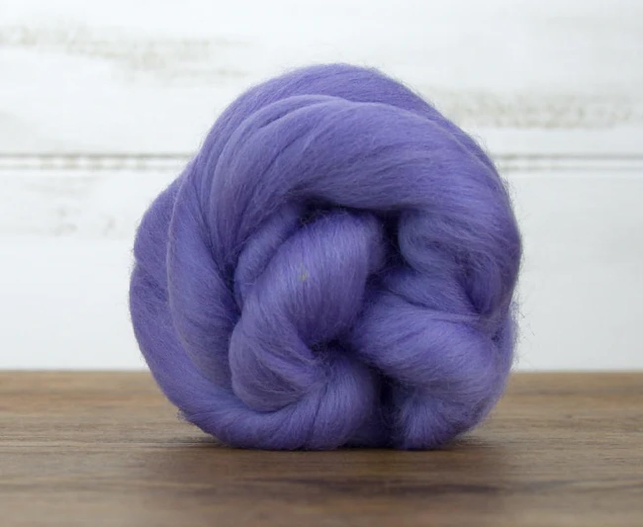 Revolution Fibers Merino Wool Combed Top | 1 lb Premium Wool Roving | 22 Micron, Best Merino Wool for Spinning, Tapestry, Needle Felting, Big Yarn Roving and Wall Hangings (Hyacinth)