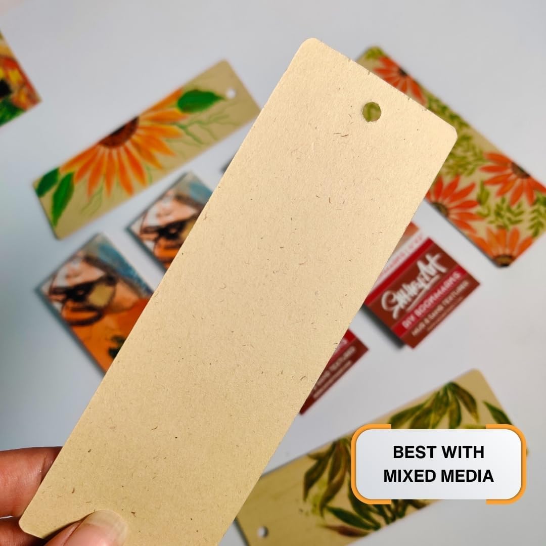 240Gsm Premium Moleskine Like Handmade Textured DIY Bookmark Sketchpads (Pack of 2) Suitable for Mixed Media