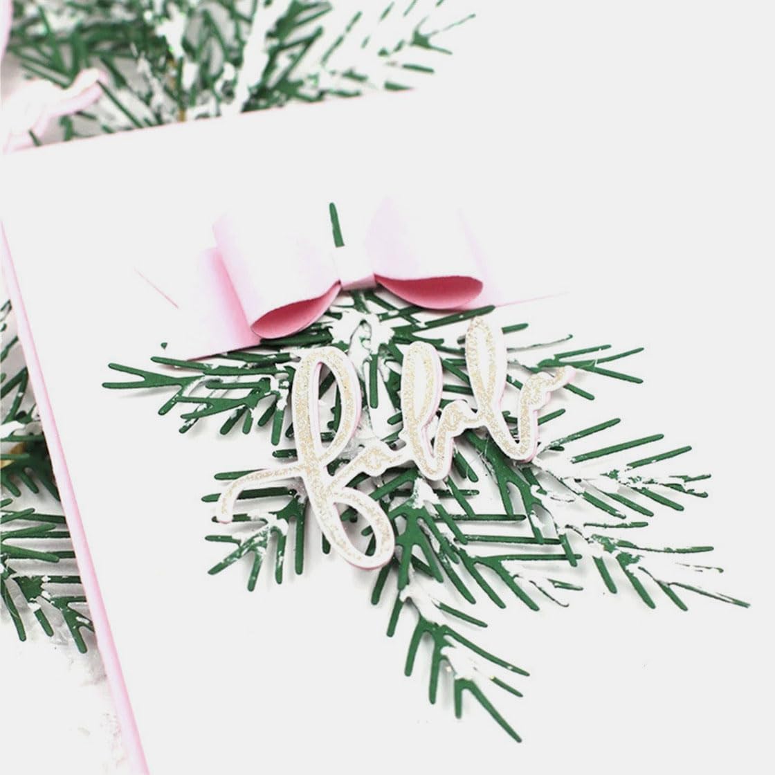 Ammsochy Cutting Dies Metal Stencils Scrapbooking Tools DIY Craft Carbon Steel Embossing Template for Paper Card Making Album Arts Crafts Supplies (Mini Bow tie-6.8x4cm)