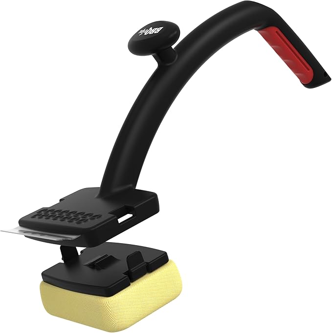 2025 Version Grill Brush Bristle Free with Scraper, BBQ Scrubber for Grill, Grill Cleaning Brush, Grill Brush for Outdoor Grill, Safe Grill Cleaner for Outdoor Grill with Double Grip Handle Design