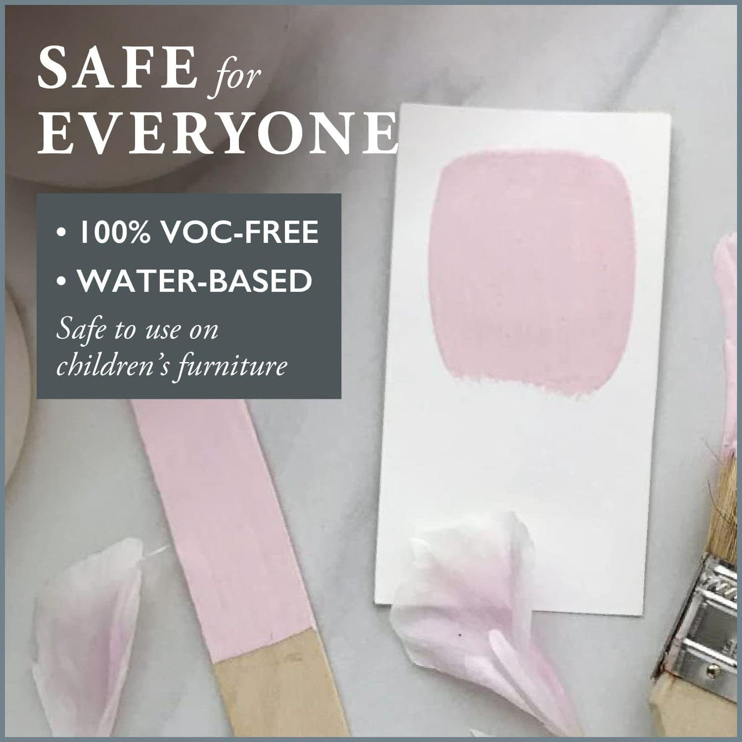 AMY HOWARD AT HOME Chalk-Based One Step Paint for Furniture, Cabinetry, Decor, Finish, and More | No Stripping, Sanding, or Priming | Ultra-Light Base | 32 Ounce | Palmer Pink