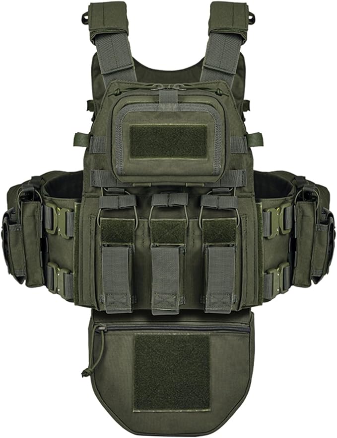 YAKEDA Tactical Outdoor Training Vest - Molle Vest With Multi-Functional Pouches For Training, Hunting & Hiking