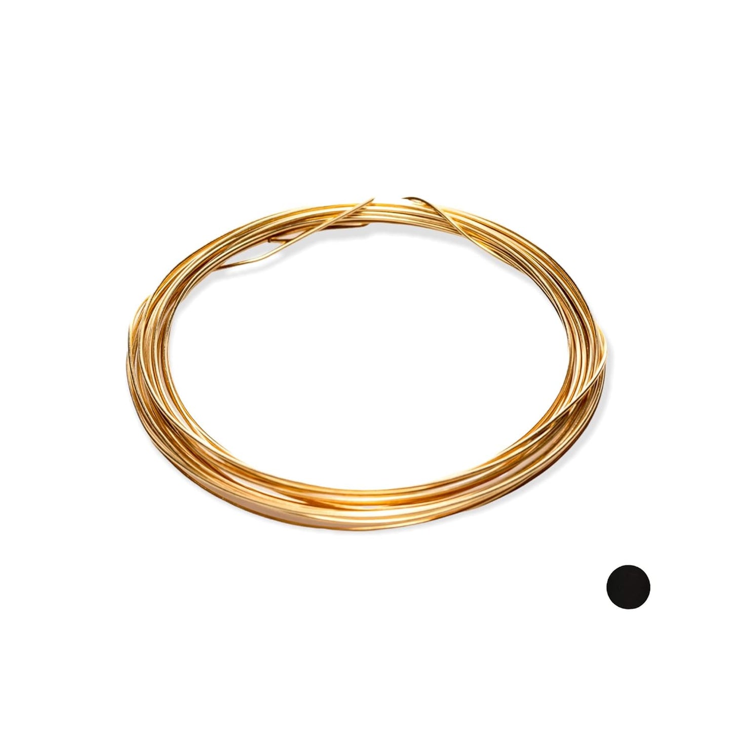 20 Gauge, Jeweler's Brass Wire, Red Brass, Round, Dead Soft, CDA #260-5FT by CRAFT WIRE