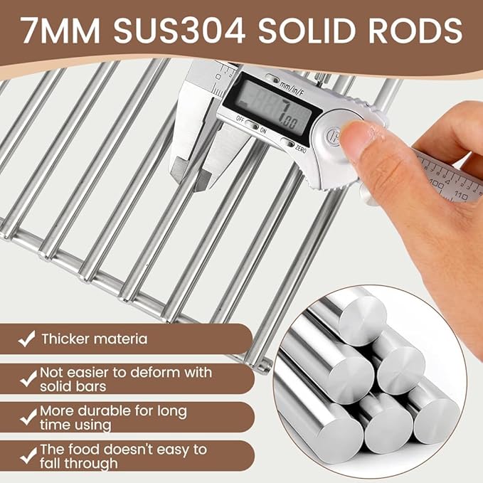 SH2Z (2-Pack) Stainless Steel Grill Cooking Grate for Pit Boss 820 Series Parts, Pit Boss Pro Series 850, Pit Boss Pro II 850 Grills, Pit Boss Navigator 850 Wood Pellet Grills