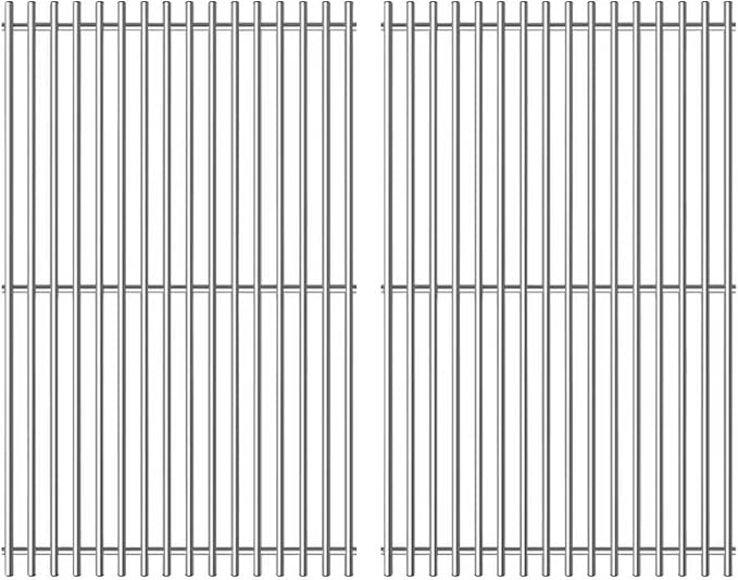 17.5 Inch Grill Grates for Weber Spirit 300 & Spirit II GS4 300 Series 3 Burner Grill Parts Stainless Steel Cooking Grate Replacement Parts for Spirit 700 Gas Grill