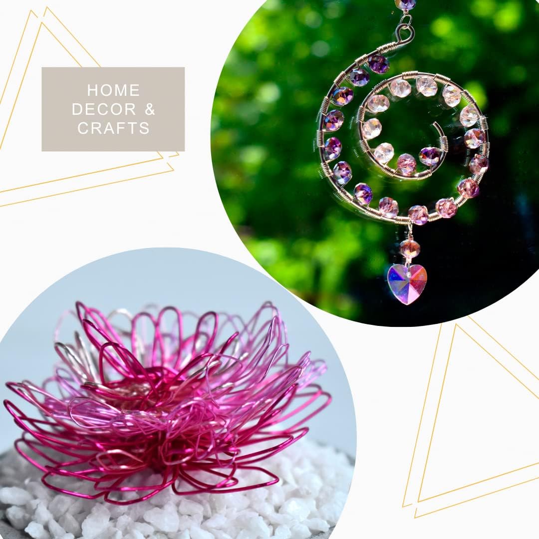 Artistic Wire, 20 Gauge Tarnish Resistant Colored Copper Craft Wire, Brown, 15 yd