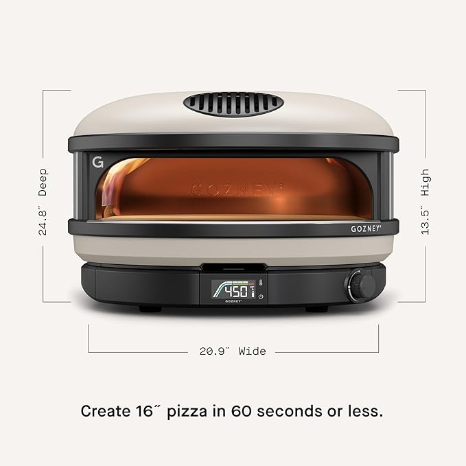 Gozney Arc XL Outdoor Pizza Oven, Propane Gas Pizza Oven, Precision Flame Control, Cooks 16" Pizza in 60 Seconds, Heats up to 950F - Bone