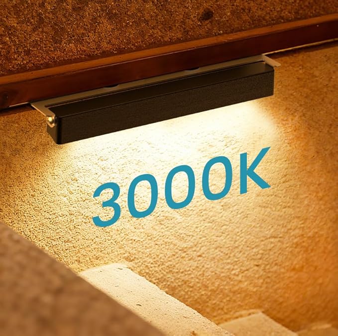 12W Retaining Wall Lights LED Hardscape Lighting Low Voltage Step Lights Warm White Waterproof Outdoor LED Landscape Lighting for Front Door Yard Garage Deck Step with Photocell Sensor 7.8 Inch 8 Pack