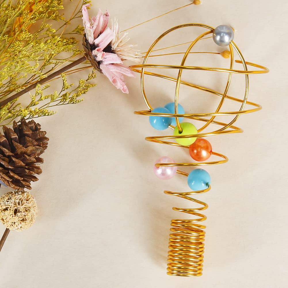 Tenn Well 12 Gauge Aluminum Wire, 100 Feet 2mm Bendable Anodized Metal for Sculpting, Jewelry Making, Armature Making, Weaving and Wrapping, Crafting (Gold)