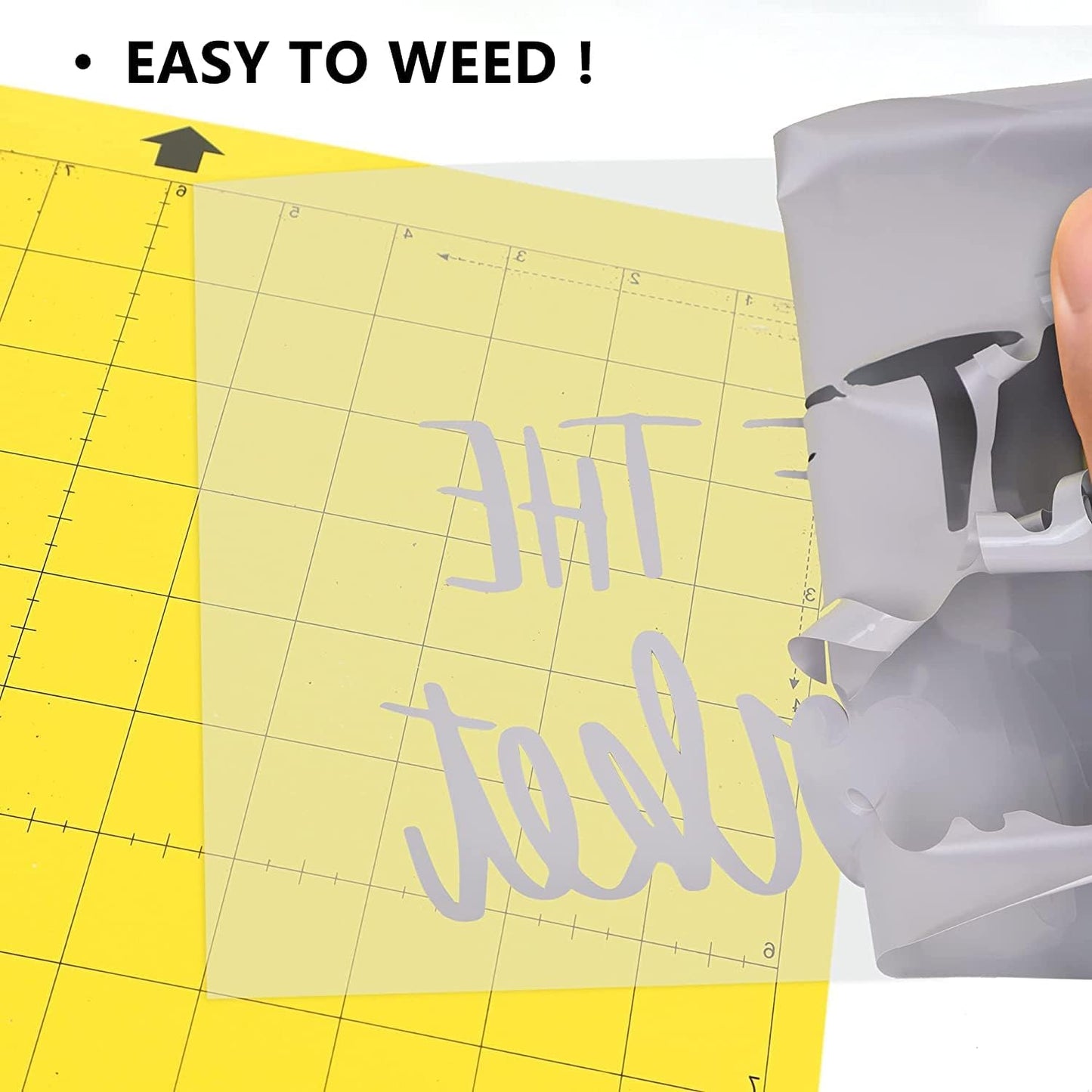 HTV Iron on Vinyl 12Inch by 25ft Roll Heat Transfer Vinyl for T-Shirt HTV Rolls for All Cutter Machine - Easy to Cut & Weed for Heat Transfer Design (25ft, Gray)