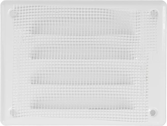 Repa Market 5.5" x 4" Inch Aluminum Air Vent Cover with Screen Mesh – Scratch-Resistant Powder-Coated Grille – for Ceiling or Wall – HVAC Return or Supply Vent – Indoor Outdoor Use