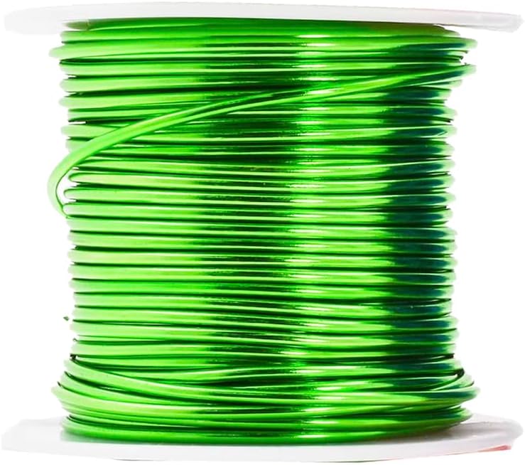 Mandala Crafts 14 Gauge Anodized Aluminum Craft Wire for Jewelry Making - 240 FT Colored Flexible Rainbow Combo Wire - Bendable for Bonsai Armature Crafting Sculpting