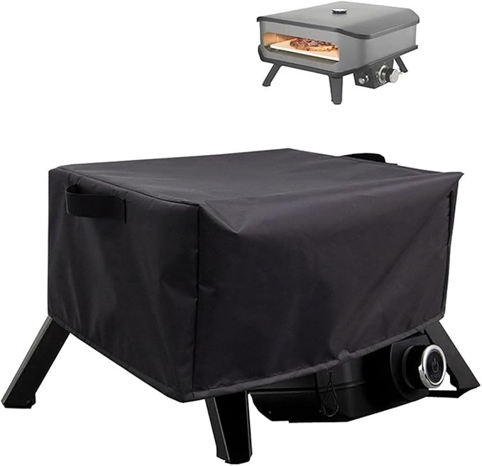 Yosoo Health Gear Gas Pizza Oven Cover, 420D Oxford Fabric with Water Proof Strip and Adjustable Buckle Straps, for 90347 Gas Pizza Oven, Windproof with Drawstring and Handles