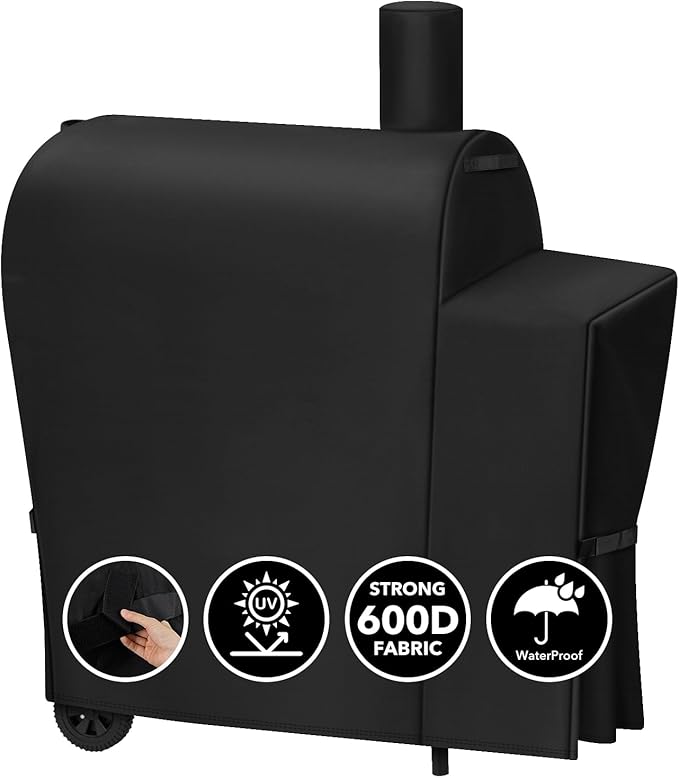 Heavy Duty 600D Grill Cover Fits for Royal Gourmet CC1830V/CC1830 30 Barrel Charcoal Grill Cover