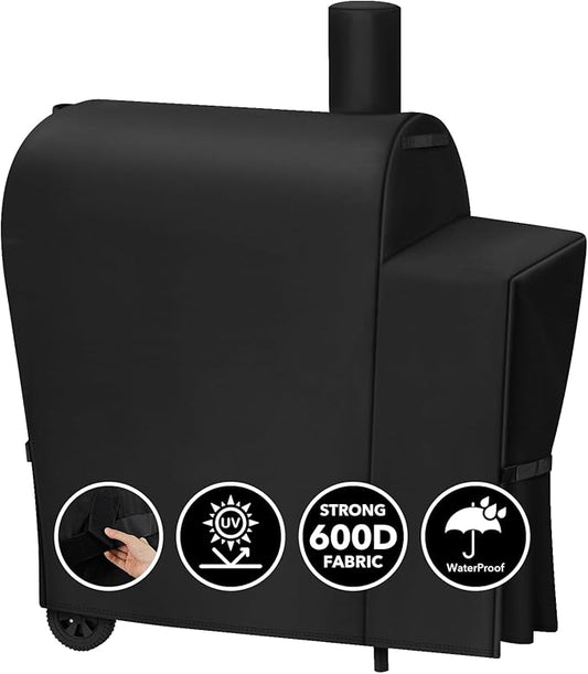 Heavy Duty 600D Grill Cover Fits for Royal Gourmet CC1830V/CC1830 30 Barrel Charcoal Grill Cover