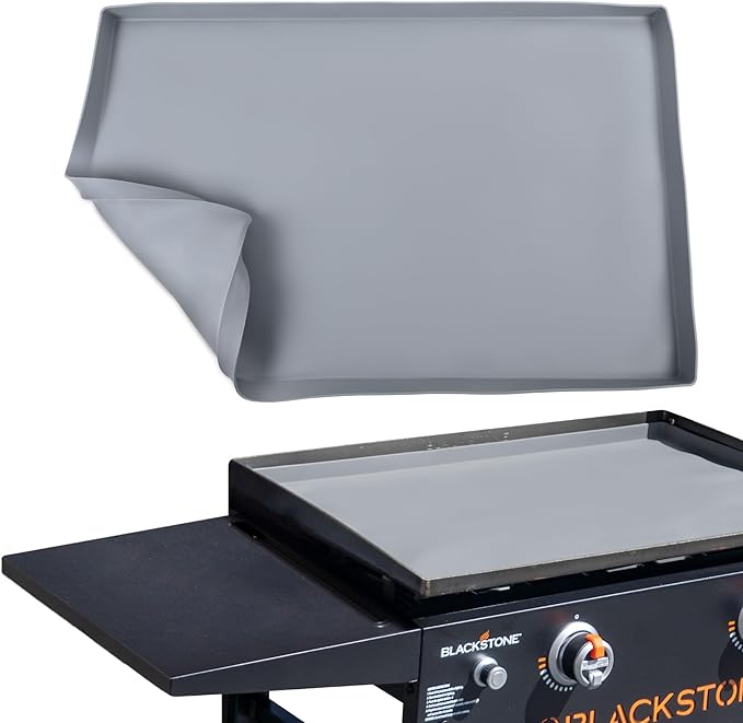 Silicone Griddle Cover for Blackstone 17 Inch – Heavy-Duty, Food-Grade Griddle Mat for Outdoor Flat Top Grill – Rust-Resistant, Waterproof Blackstone Griddle Accessory