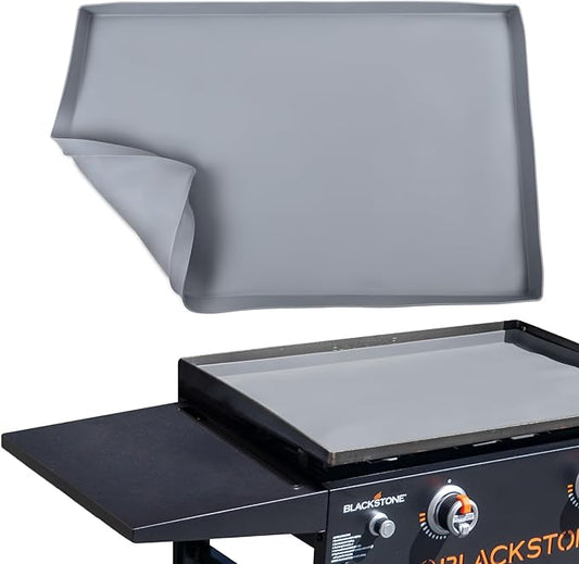 Silicone Griddle Cover for Blackstone 17 Inch – Heavy-Duty, Food-Grade Griddle Mat for Outdoor Flat Top Grill – Rust-Resistant, Waterproof Blackstone Griddle Accessory