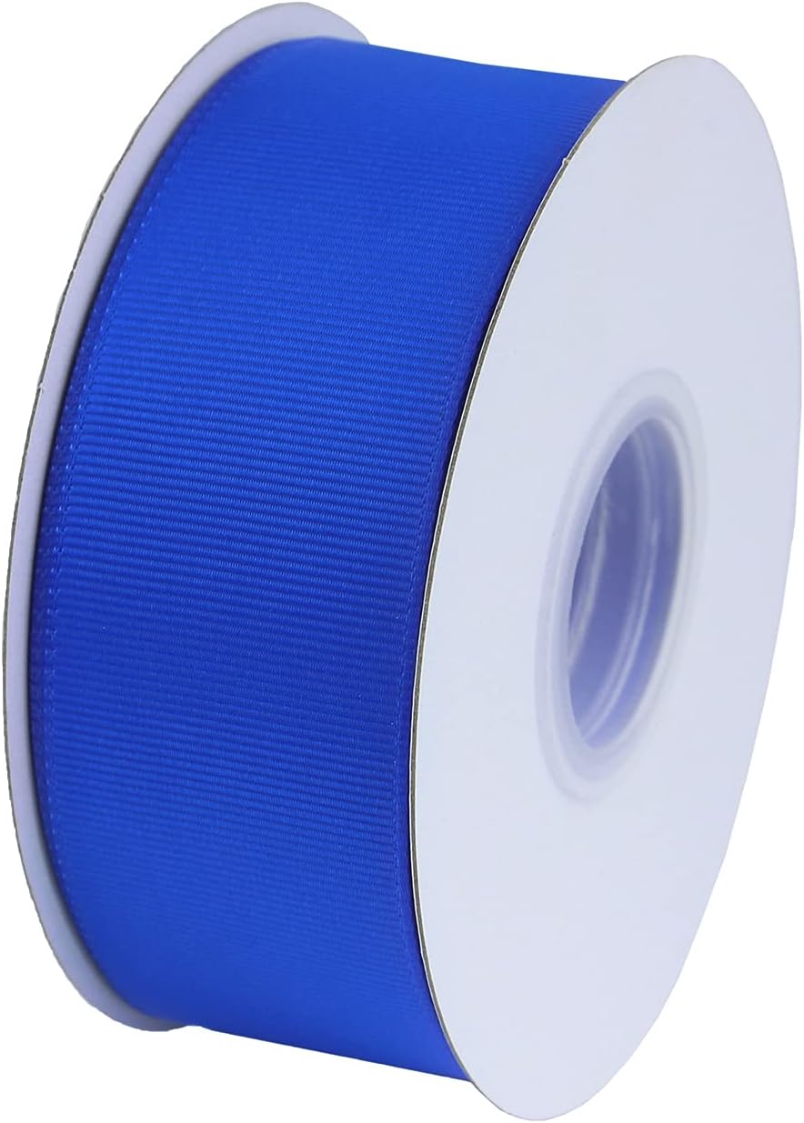 ITIsparkle 11/2" Inch Grosgrain Ribbon 25 Yards-Roll Set for Gift Wrapping Cake Decoration Party Favor Hair Braids Hair Bow Baby Shower Decoration Floral Arrangement Craft Supplies, Royal Ribbon