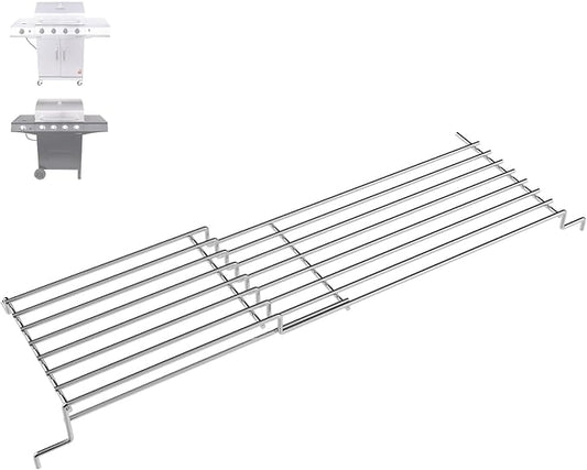 Warming Rack Grill Parts for Charbroil Performance 4 Burner 463352521 463354021 463365021 463354021 463365522, G428-0002-W1 Grill Swing Away Grid for Charbroil Grill Replacement Parts