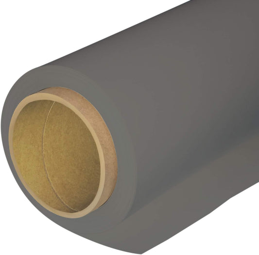Seamless Photography Background Paper Roll, Grey Photo Paper Backdrop for Photography, Video and Streaming (53''x16 'Neutral Grey)