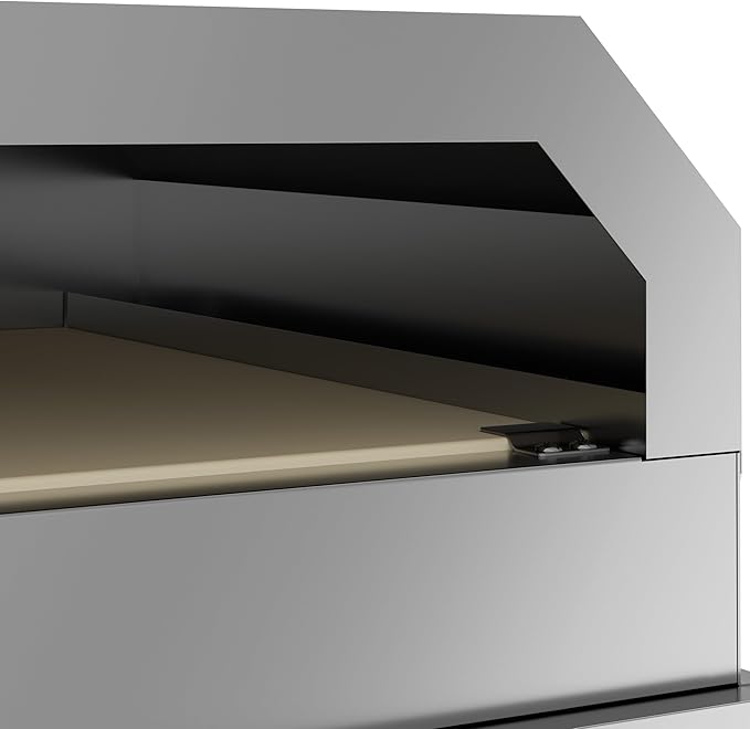 48 in. Commercial Outdoor Propane Gas Grill With Pizza Oven, ETL Listed in Stainless-Steel (CGKIT4-48P)