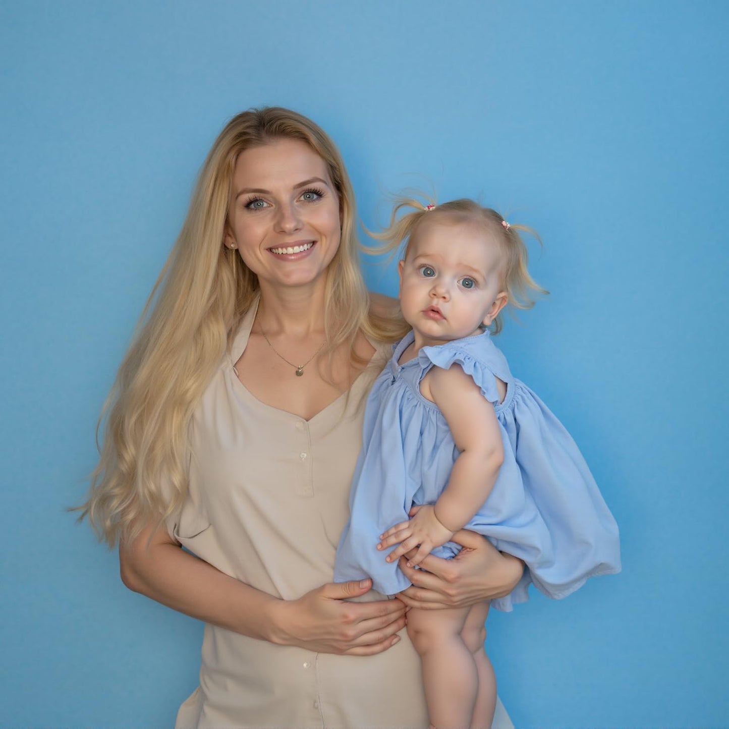 Kate Seamless Paper Backdrop for Photography Solid Blue Backdrop Paper (53''x32.8' Lite Blue)