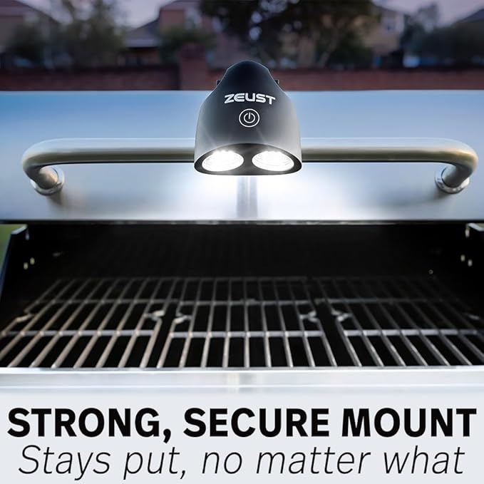 Sirius 1.0 Barbecue Grill Light for Outdoor Grill – Bright LED Smoker & BBQ Accessories– Essential BBQ Grilling Lights – Best for Outdoor Grilling at Night for Weber, Traeger, Blackstone Griddle