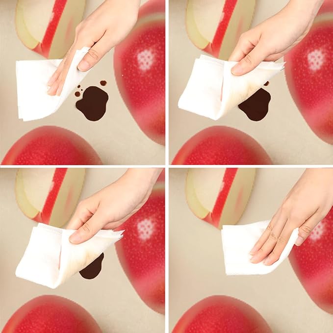 Apples Red Fruit Bright Round Table Cloth Cover, Elastic Edge Waterproof Wipeable Tablecloths 45"-56" Polyester Tablecloth for Party Restaurant Banquet Holiday Camping Outdoor Picnic