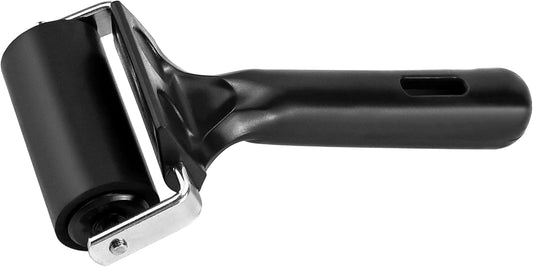 Printmaking Brayers，Rubber Roller, Brayer Ideal for Anti Skid Tape Construction Tools, Print, Ink and Stamping Tools,Crafting, Hard Rubber Roller Brayers, Vinyl Roller Ink Paint Brush (2.4in)