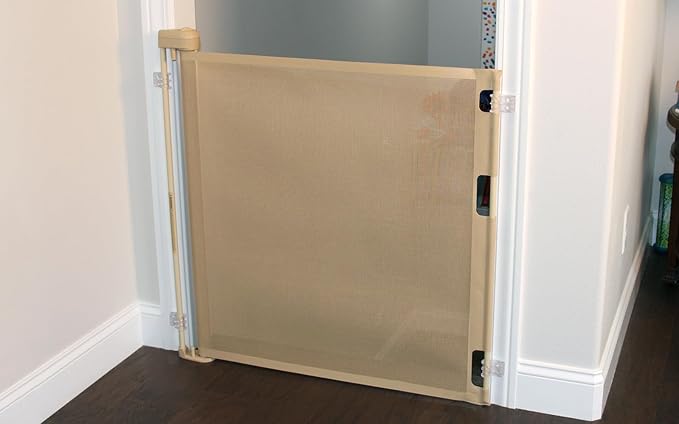 Retract-A-Gate 72" Café: The Original and only Made in USA Retractable Baby, Dog, & Cat Gate