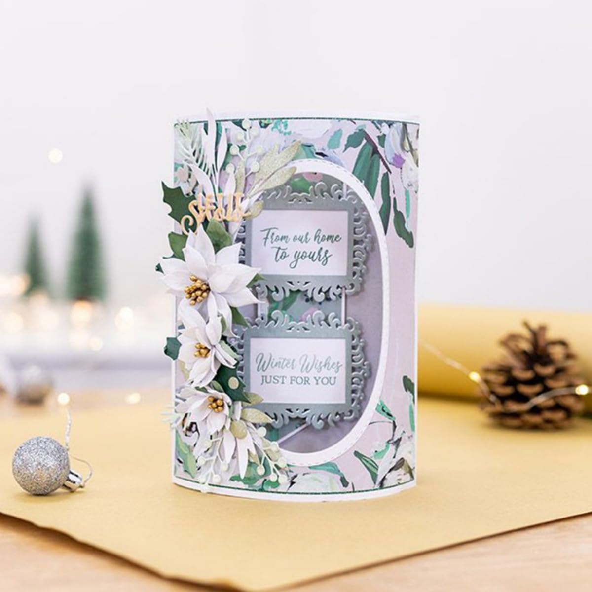 Cutting Dies Metal Stencils Scrapbooking Tools DIY Embossing Template for Paper Card Making Album Arts Crafts Supplies (Flower Set C-10.5x9.7cm)