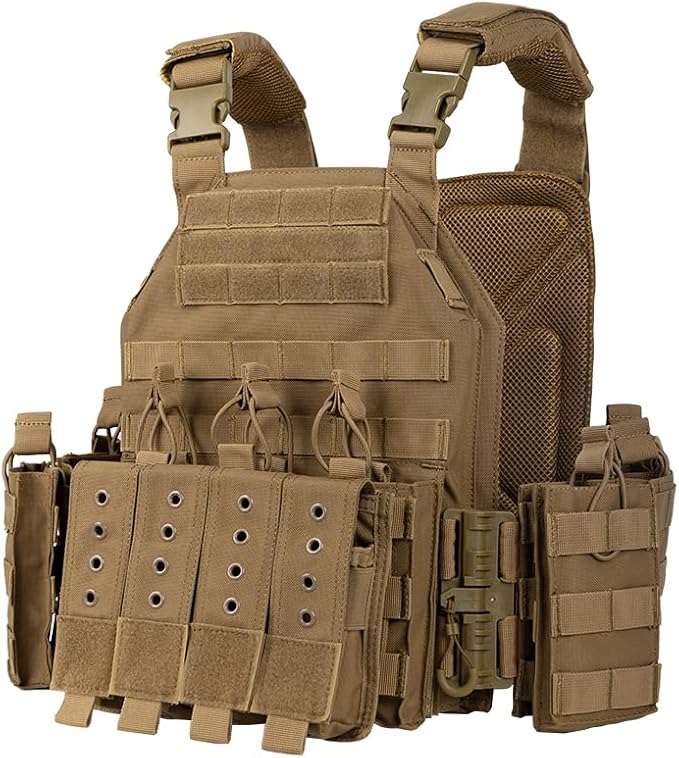 BOMTURN Upgrade Tactical Airsoft Outdoor Vest